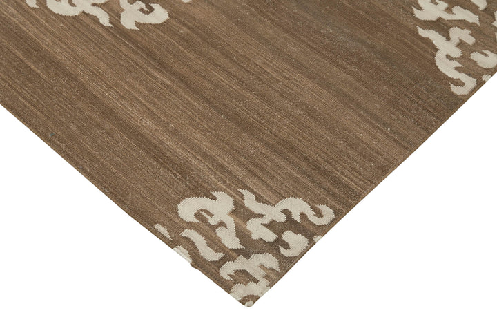 4x5 Brown Dhurrie Rug - 32531
