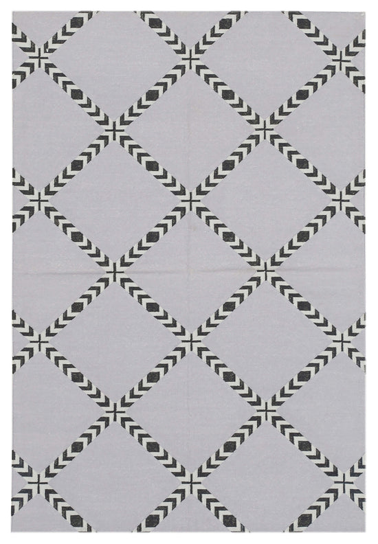 3x5 Black Dhurrie Rug - 32532