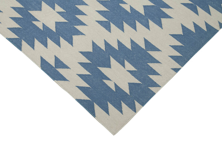 4x5 Blue Dhurrie Rug - 32550