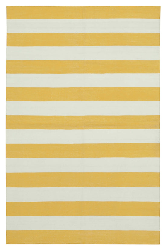 3x5 Yellow Dhurrie Rug - 32562