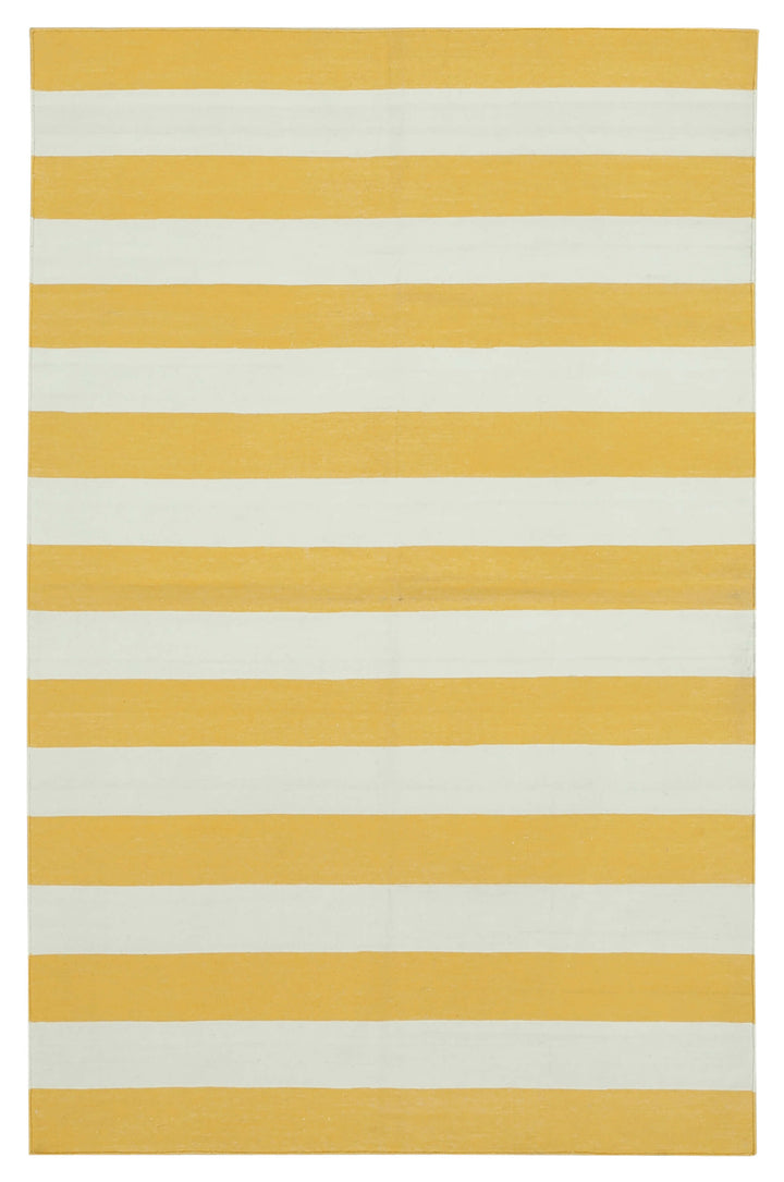 3x5 Yellow Dhurrie Rug - 32562
