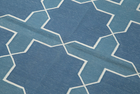 4x5 White Dhurrie Rug - 32565