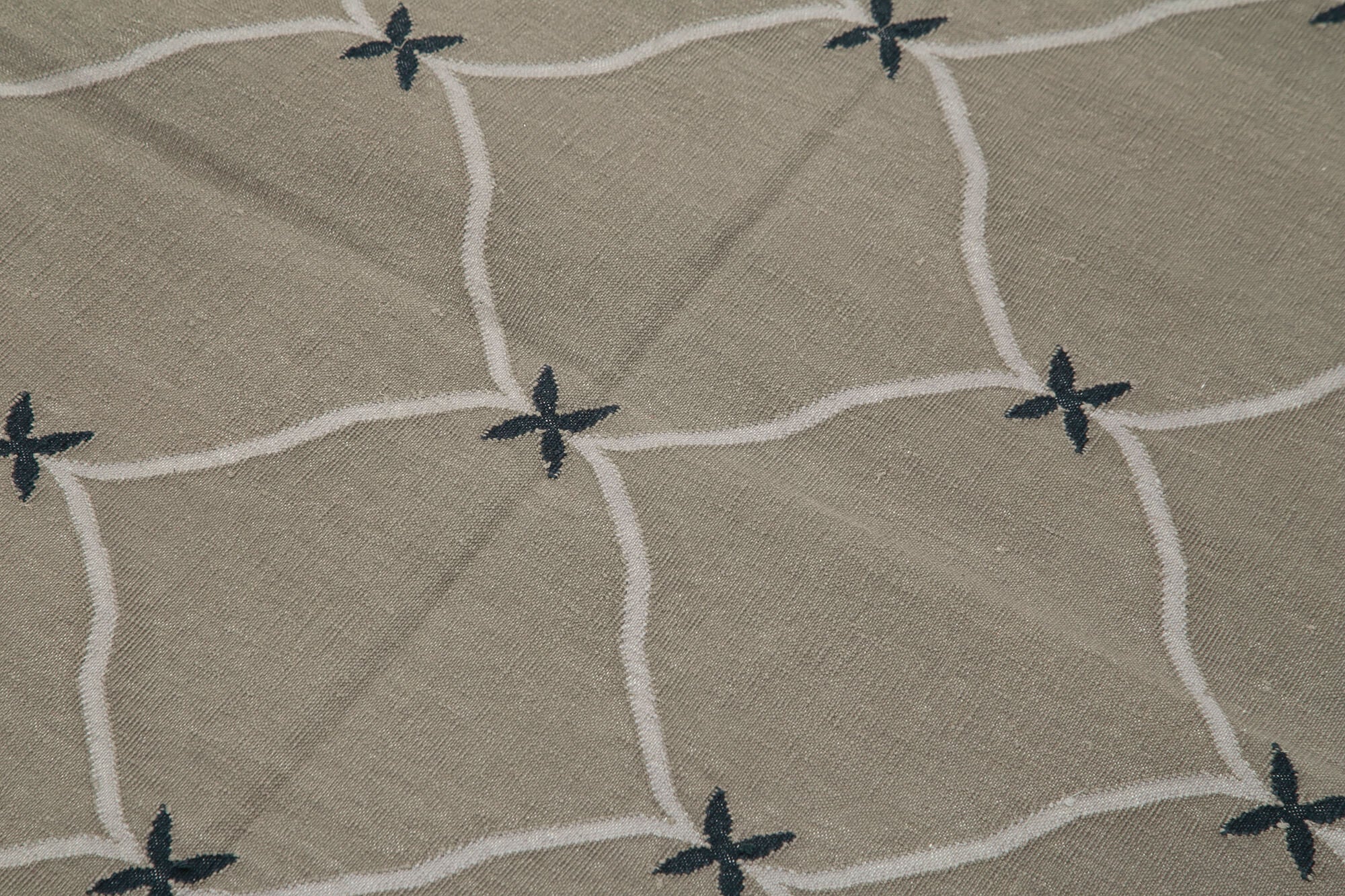 4x5 Grey Dhurrie Rug - 32570