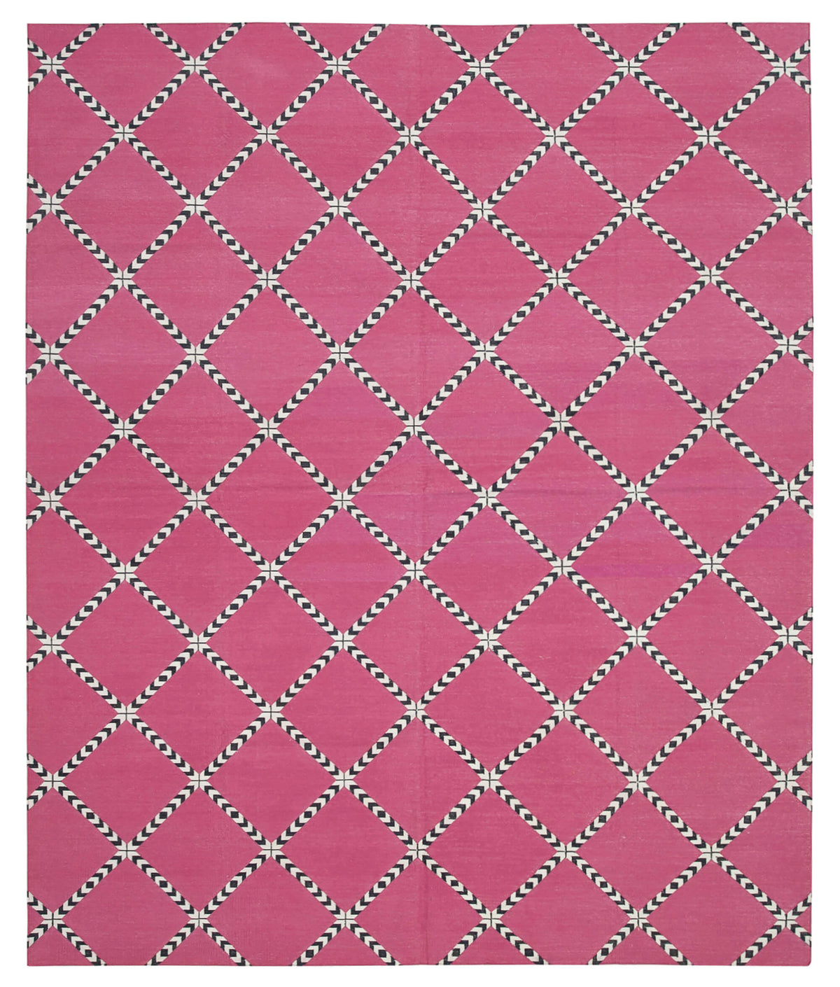 8x10 Pink Dhurrie Rug - 32577