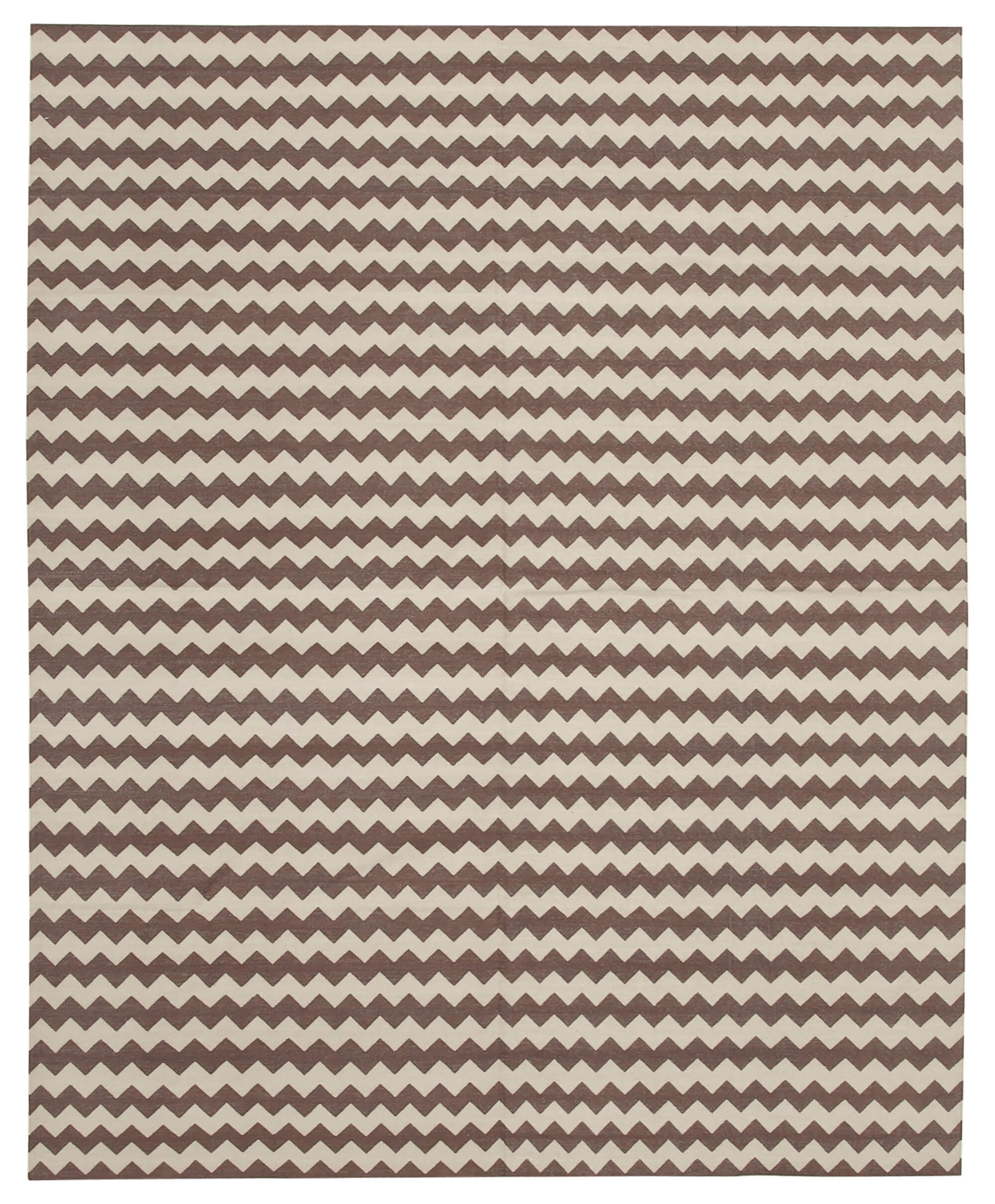 8x10 Brown Dhurrie Rug - 32582