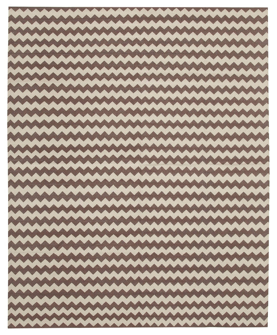 8x10 Brown Dhurrie Rug - 32582