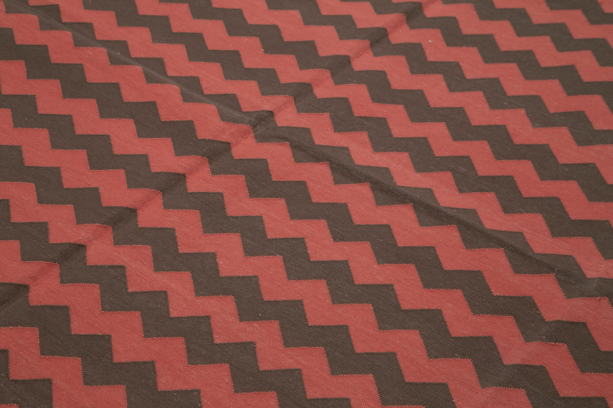 8x10 Brown Dhurrie Rug - 32594