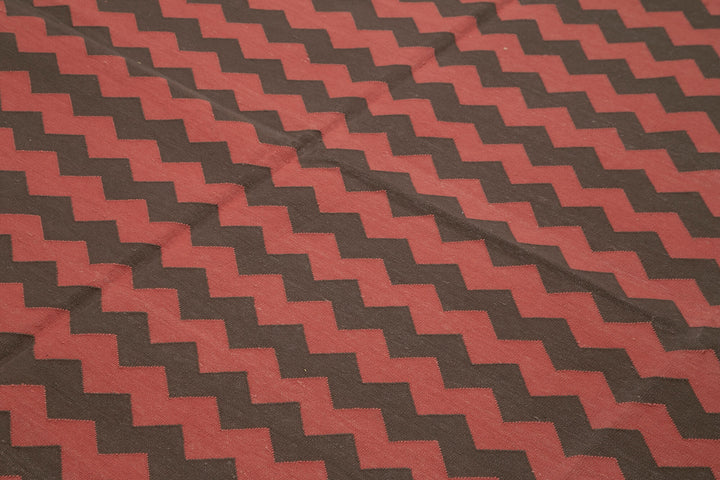 8x10 Brown Dhurrie Rug - 32594