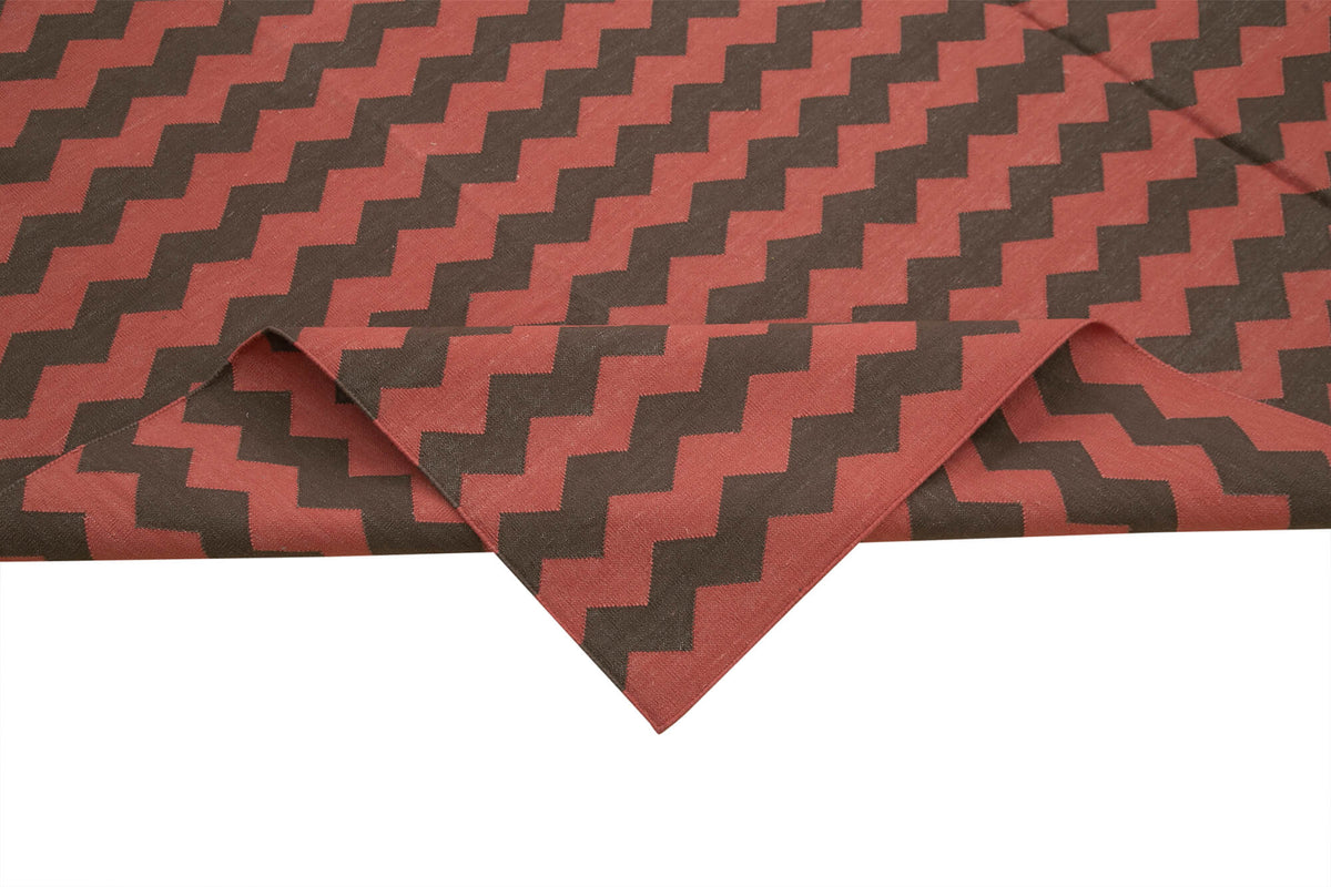 8x10 Brown Dhurrie Rug - 32594