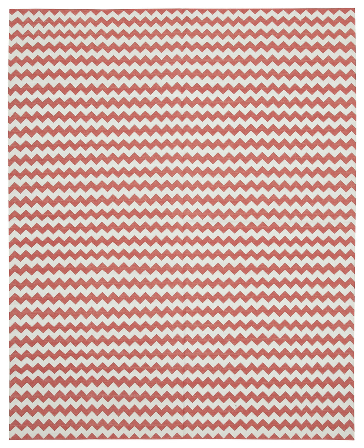8x10 Red Dhurrie Rug - 32596