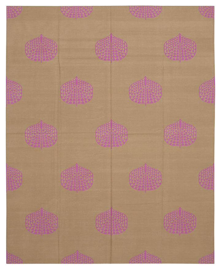 8x10 Brown Dhurrie Rug - 32605