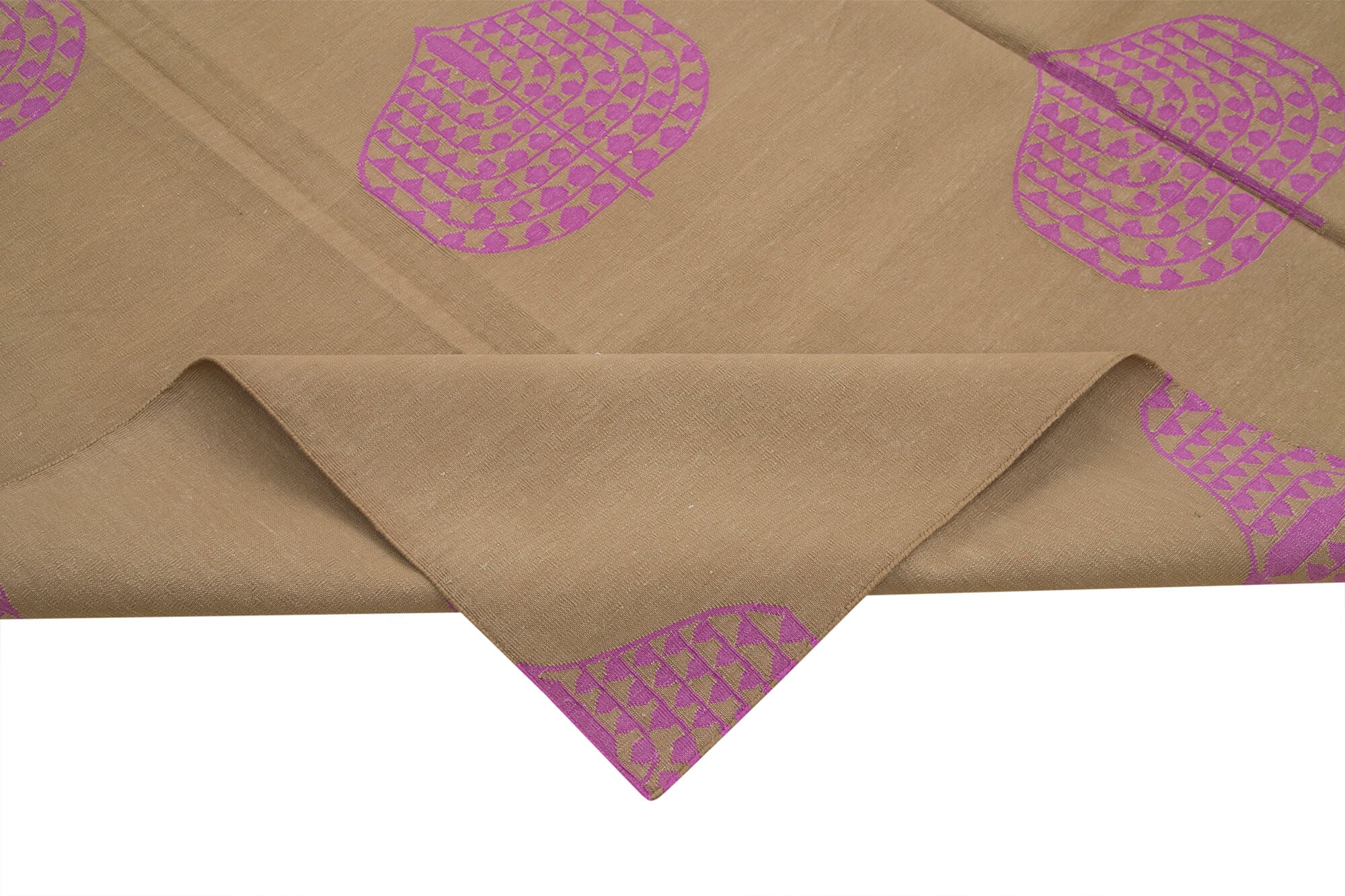 8x10 Brown Dhurrie Rug - 32605