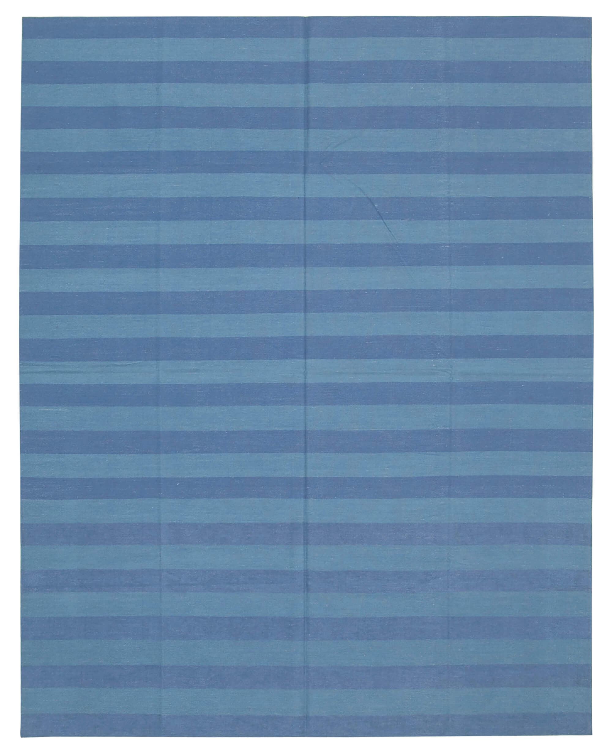 8x10 Blue Dhurrie Rug - 32607