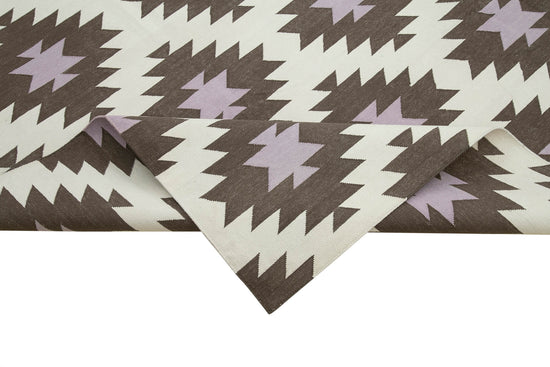 8x10 Brown Dhurrie Rug - 32610