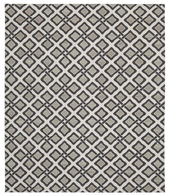 8x10 Grey Dhurrie Rug - 32622