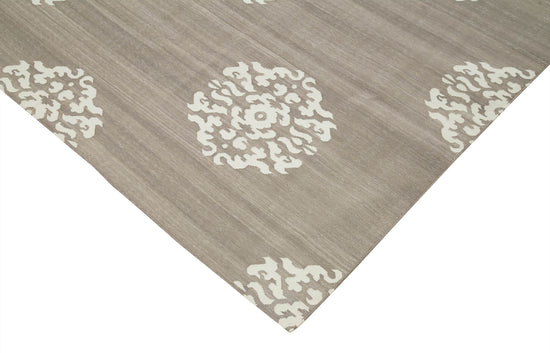 8x10 Brown Dhurrie Rug - 32626