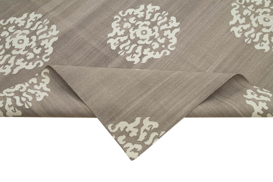 8x10 Brown Dhurrie Rug - 32626