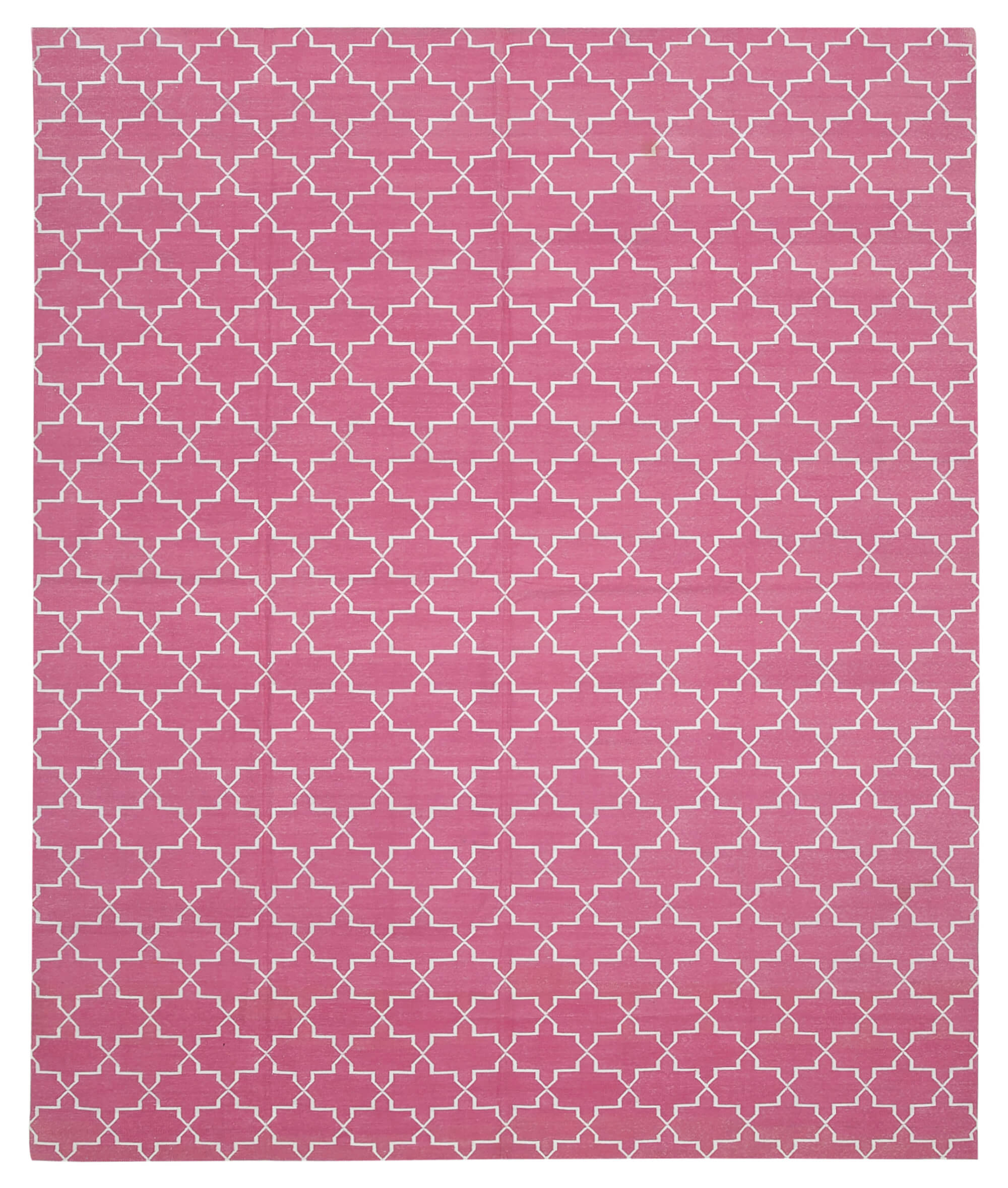 8x10 Pink Dhurrie Rug - 32628