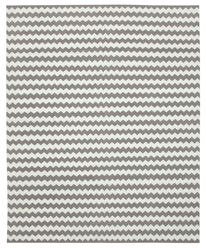 8x10 Brown Dhurrie Rug - 32634