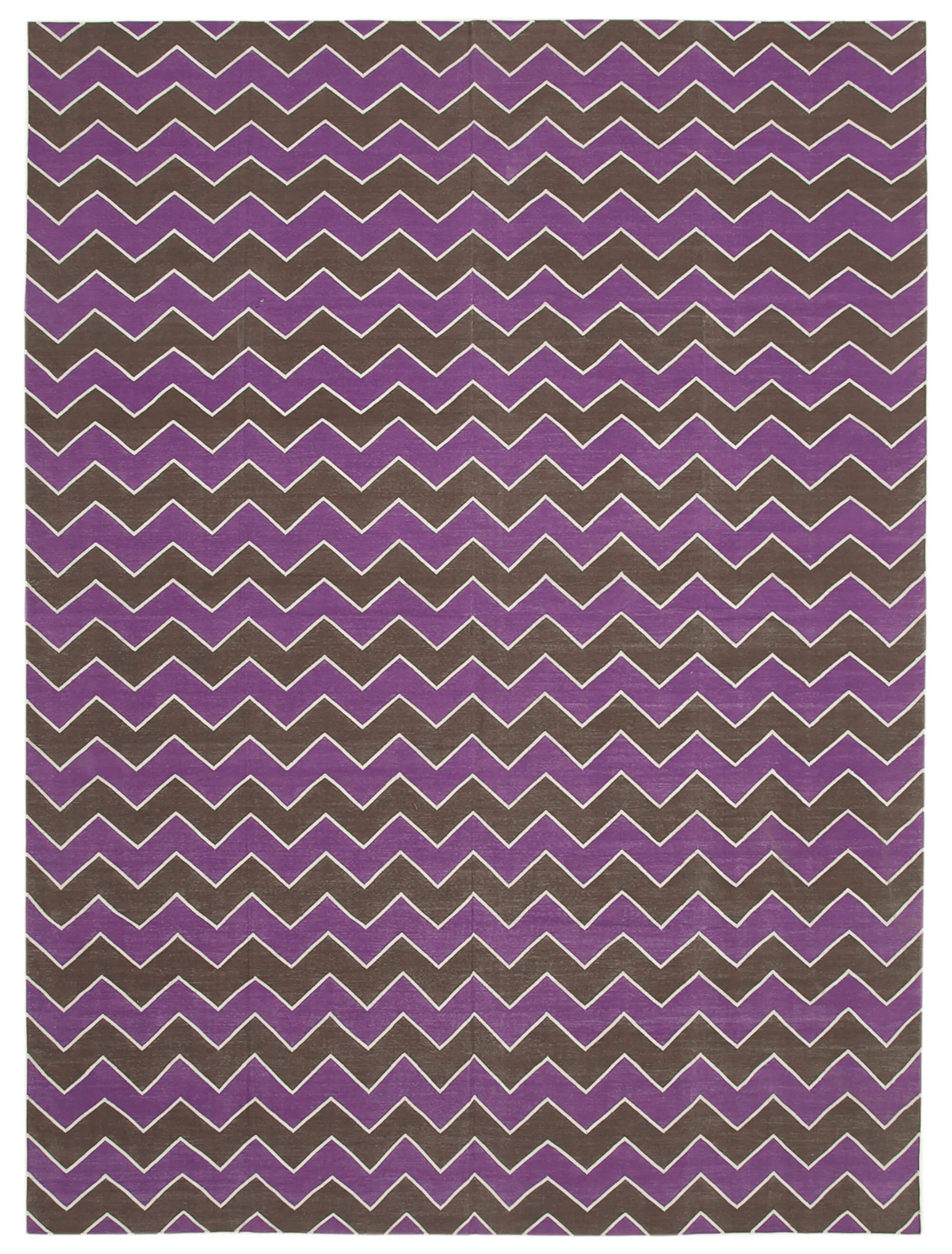 9x12 Purple Dhurrie Rug - 32646