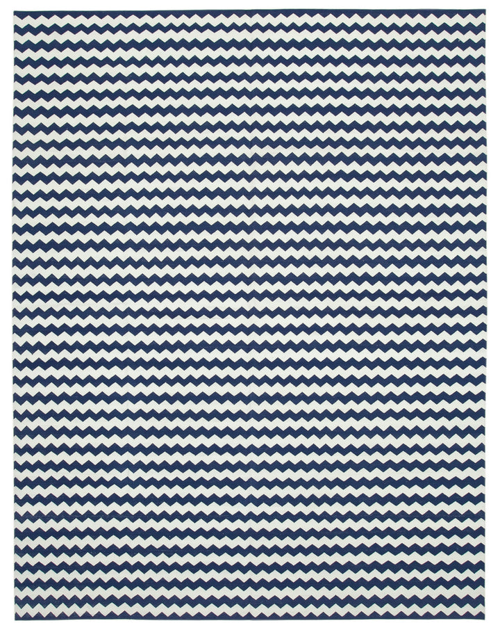 9x12 Blue Dhurrie Rug - 32653