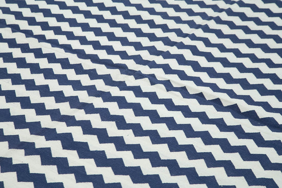 9x12 Blue Dhurrie Rug - 32653