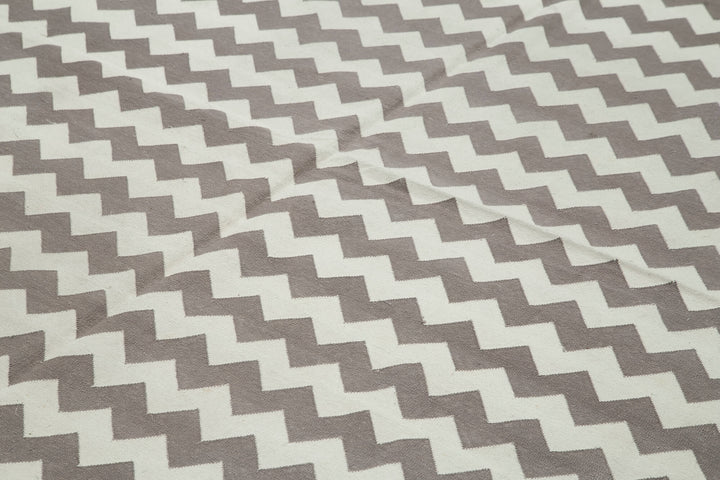 9x12 Brown Dhurrie Rug - 32654