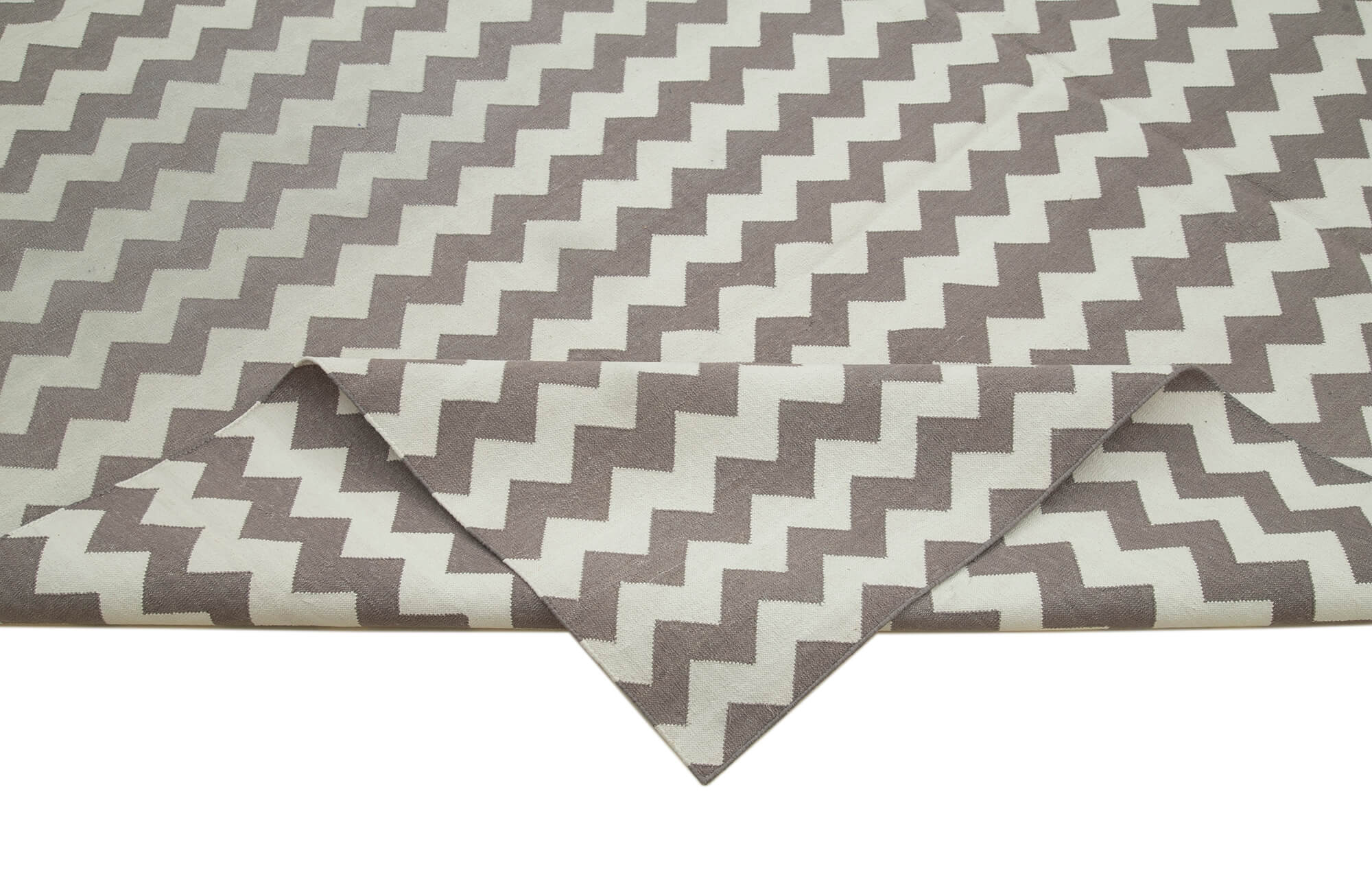 9x12 Brown Dhurrie Rug - 32654