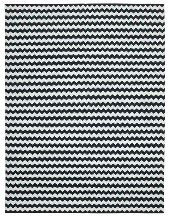 9x12 Black Dhurrie Rug - 32659