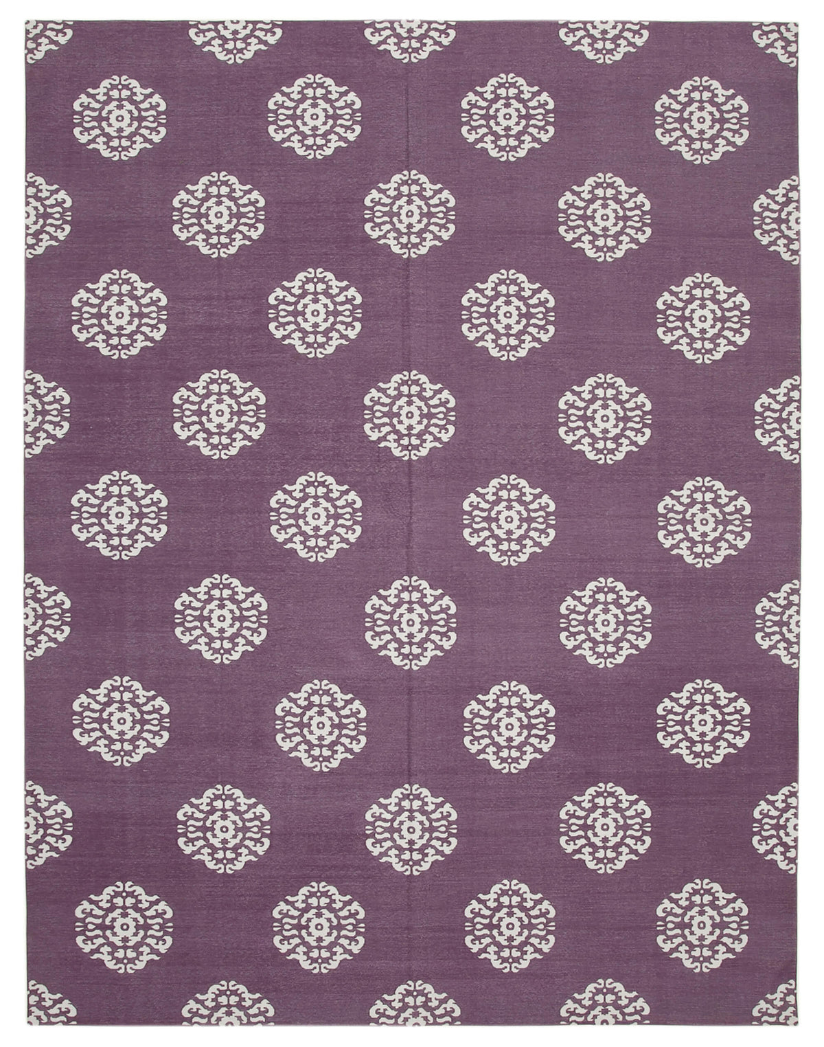 9x12 Purple Dhurrie Rug - 32664