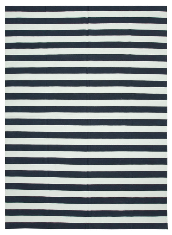 9x12 Black Dhurrie Rug - 32687