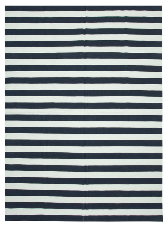 9x12 Black Dhurrie Rug - 32687