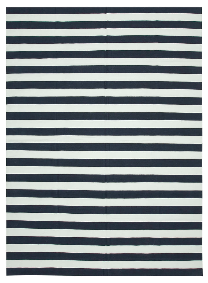 9x12 Black Dhurrie Rug - 32687