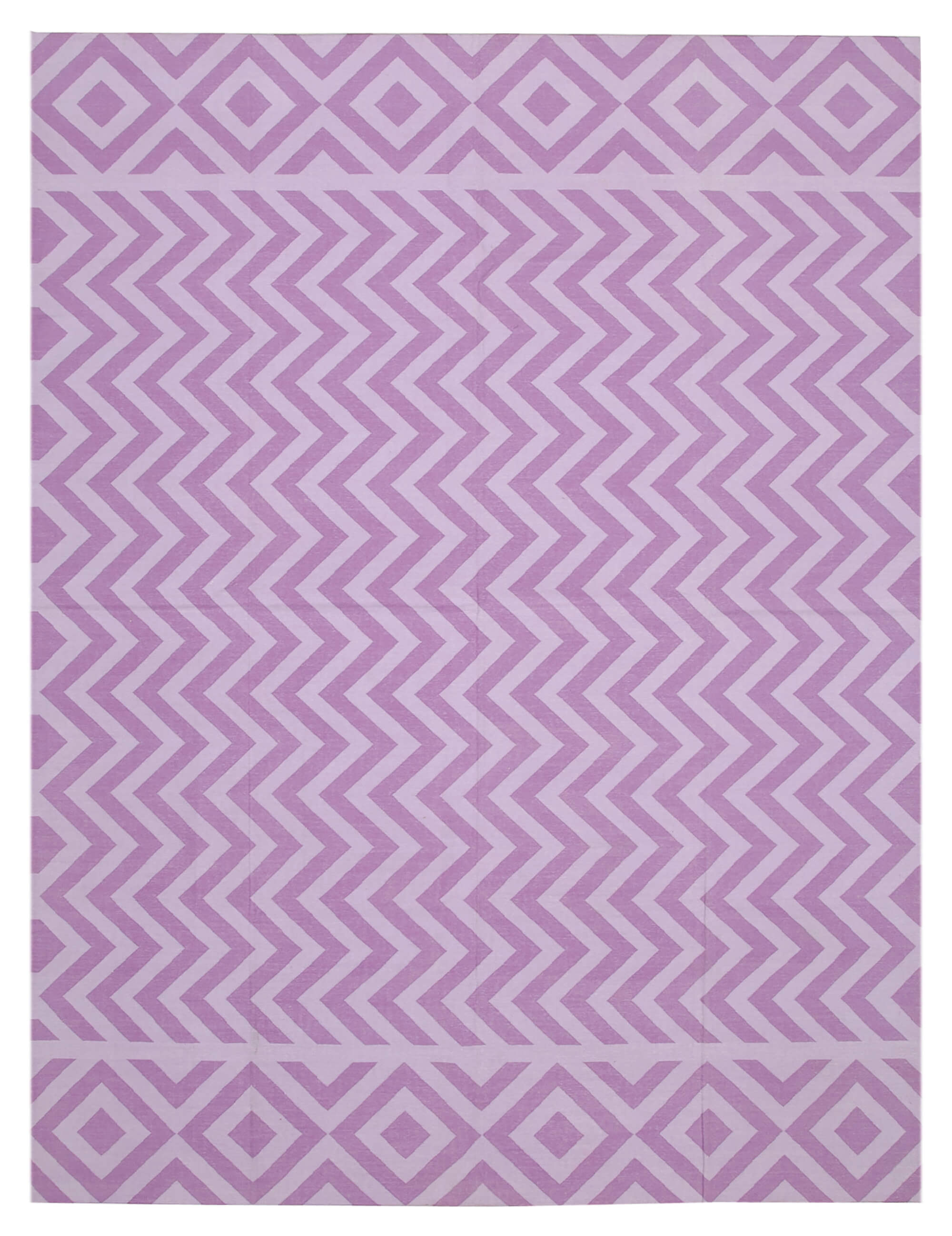 9x12 Purple Dhurrie Rug - 32690