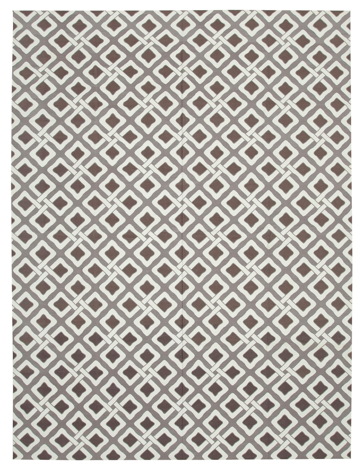 9x12 Brown Dhurrie Rug - 32702