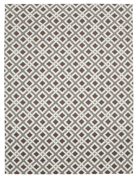 9x12 Brown Dhurrie Rug - 32702