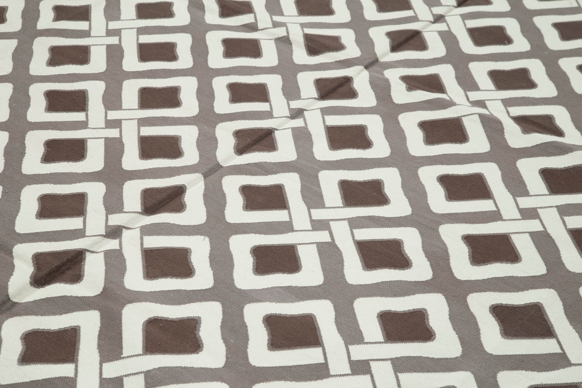 9x12 Brown Dhurrie Rug - 32702