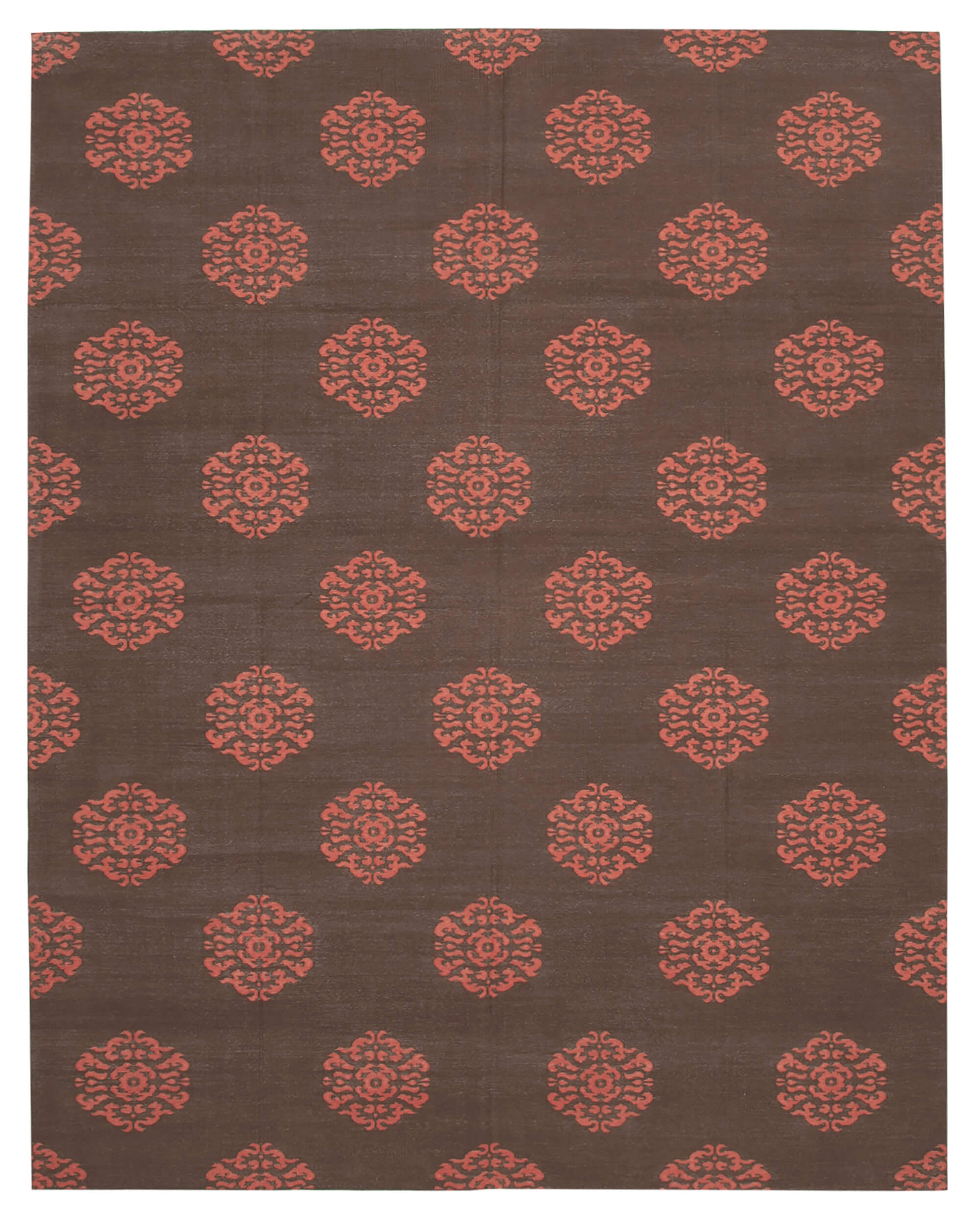 9x12 Brown Dhurrie Rug - 32706