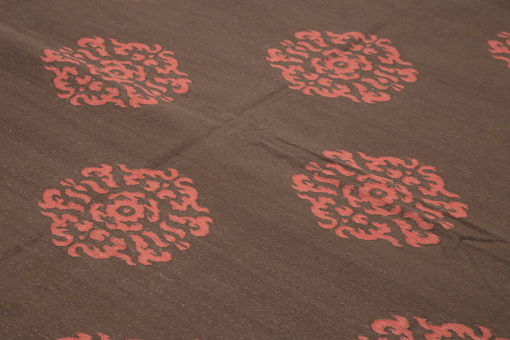 9x12 Brown Dhurrie Rug - 32706