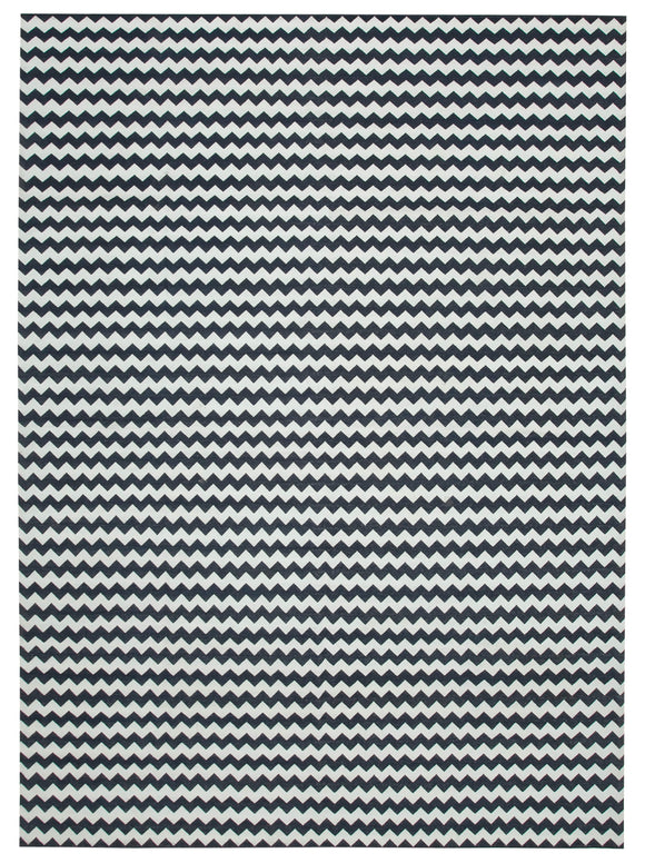 10x14 Black Dhurrie Rug - 32707