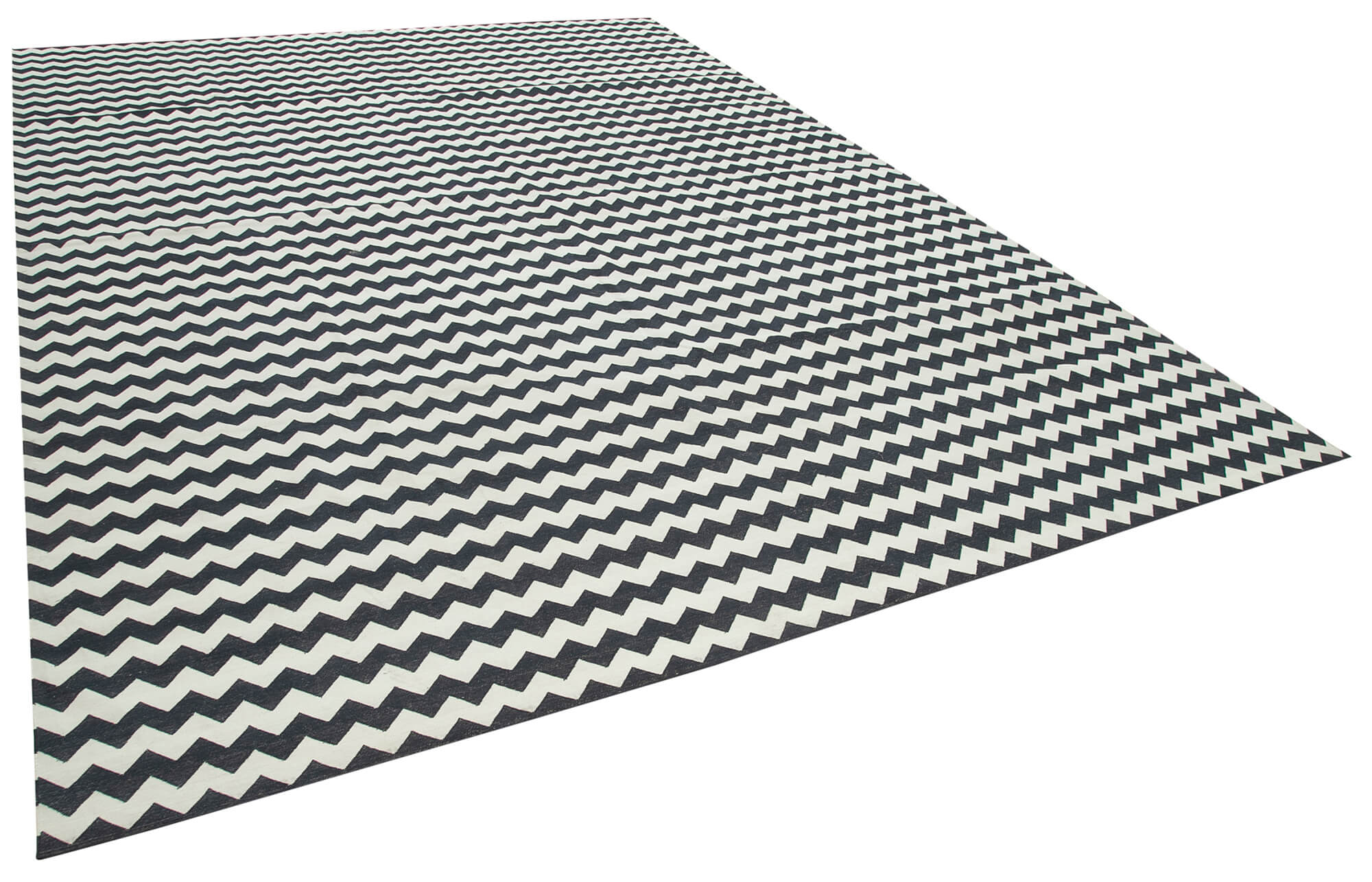 10x14 Black Dhurrie Rug - 32707