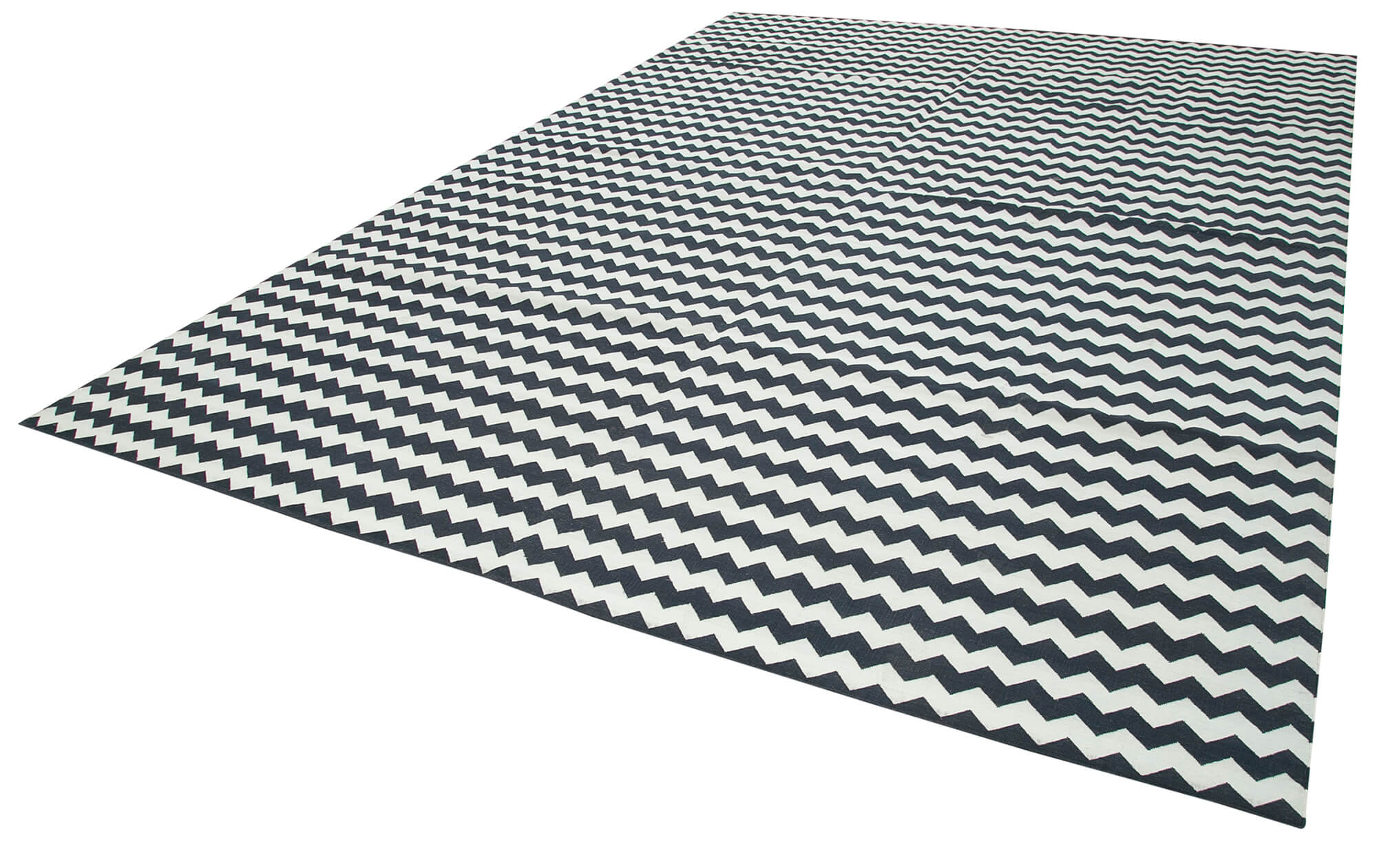 10x14 Black Dhurrie Rug - 32707