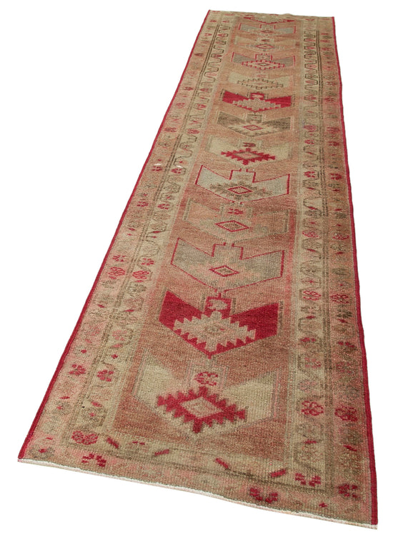 3x13 Pink Boho Runner Rugs - 32731