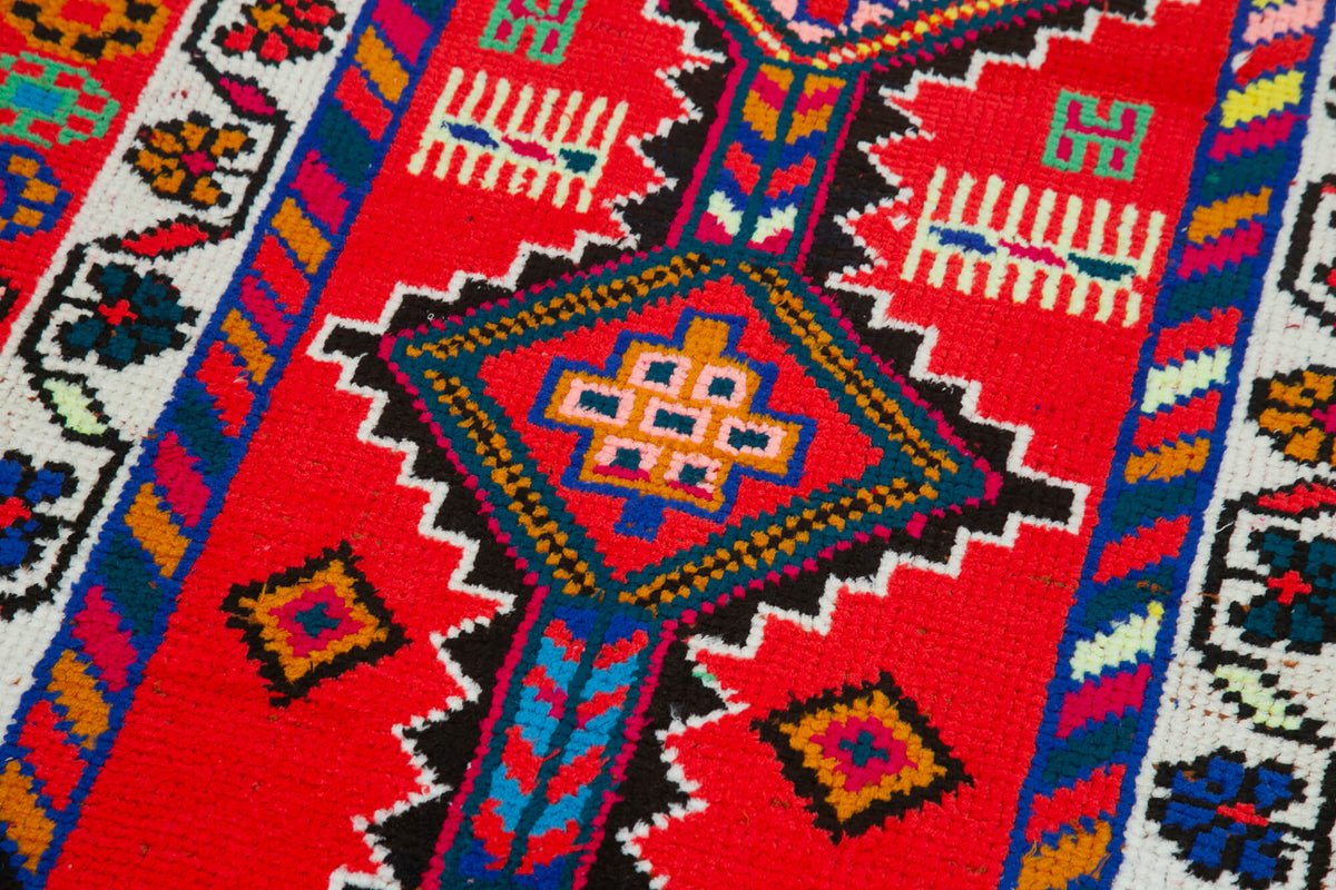 3x13 Multicolor Boho Runner Rugs - 32741