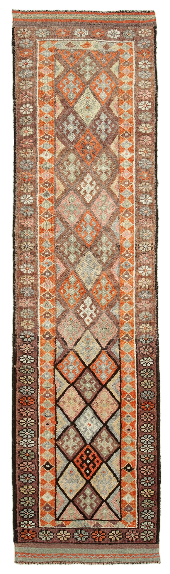 3x11 Brown Boho Runner Rugs - 32764