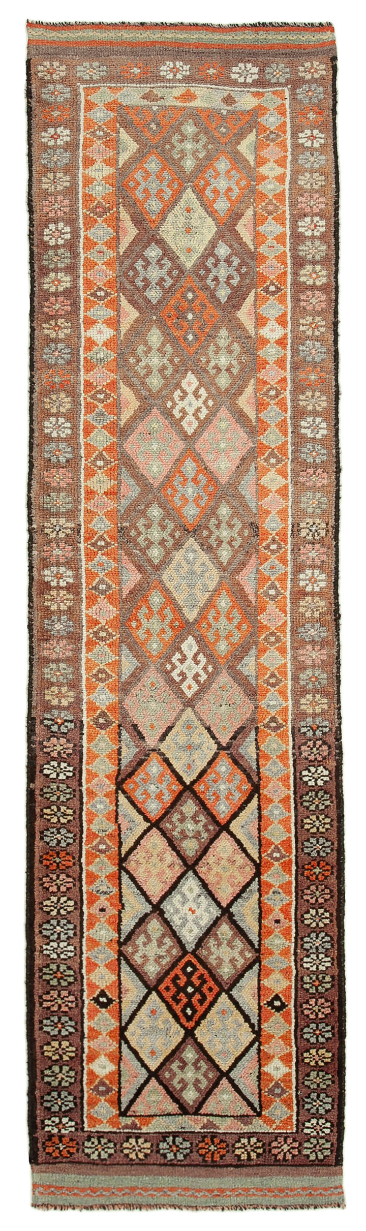 3x11 Brown Boho Runner Rugs - 32764