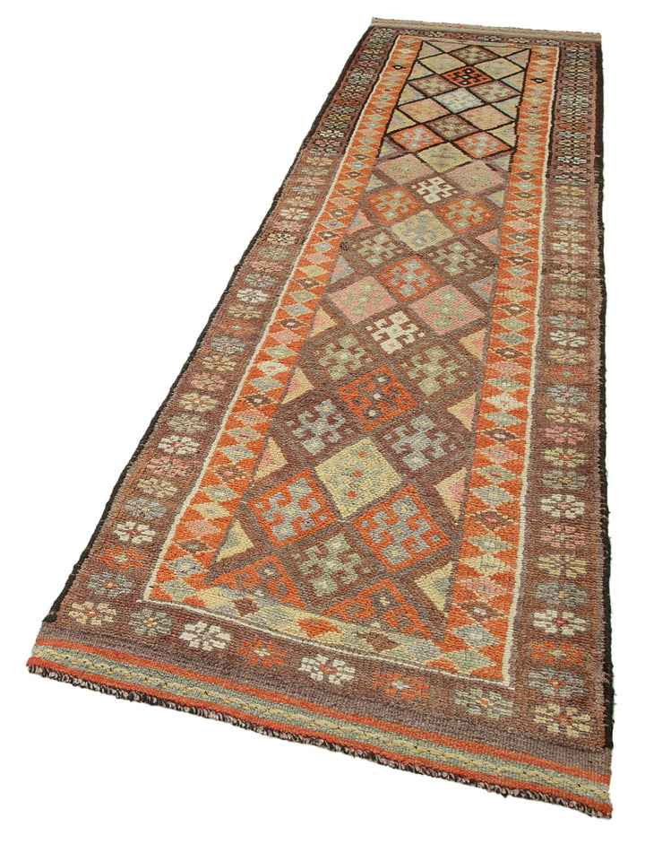 3x11 Brown Boho Runner Rugs - 32764