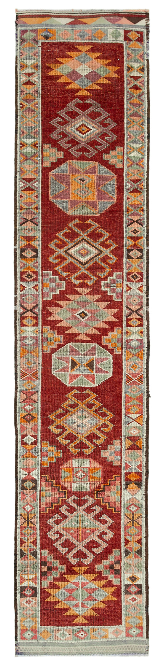 3x13 Red Boho Runner Rugs - 32769