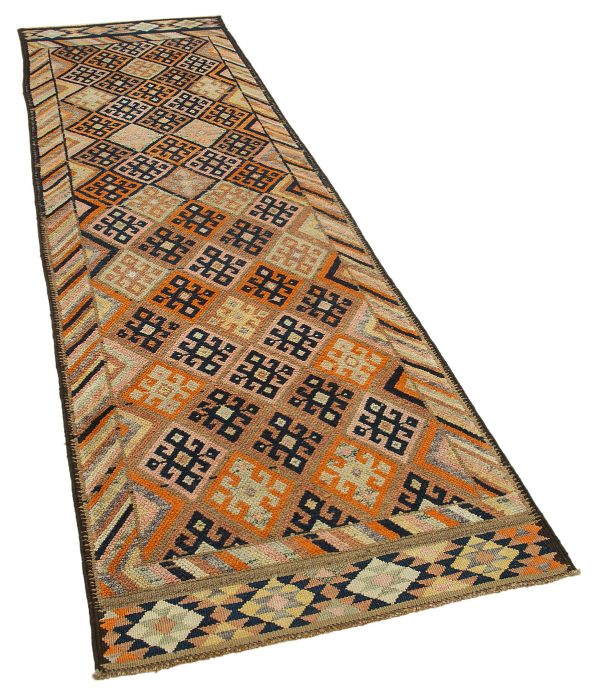 3x10 Multicolor Boho Runner Rugs - 32770