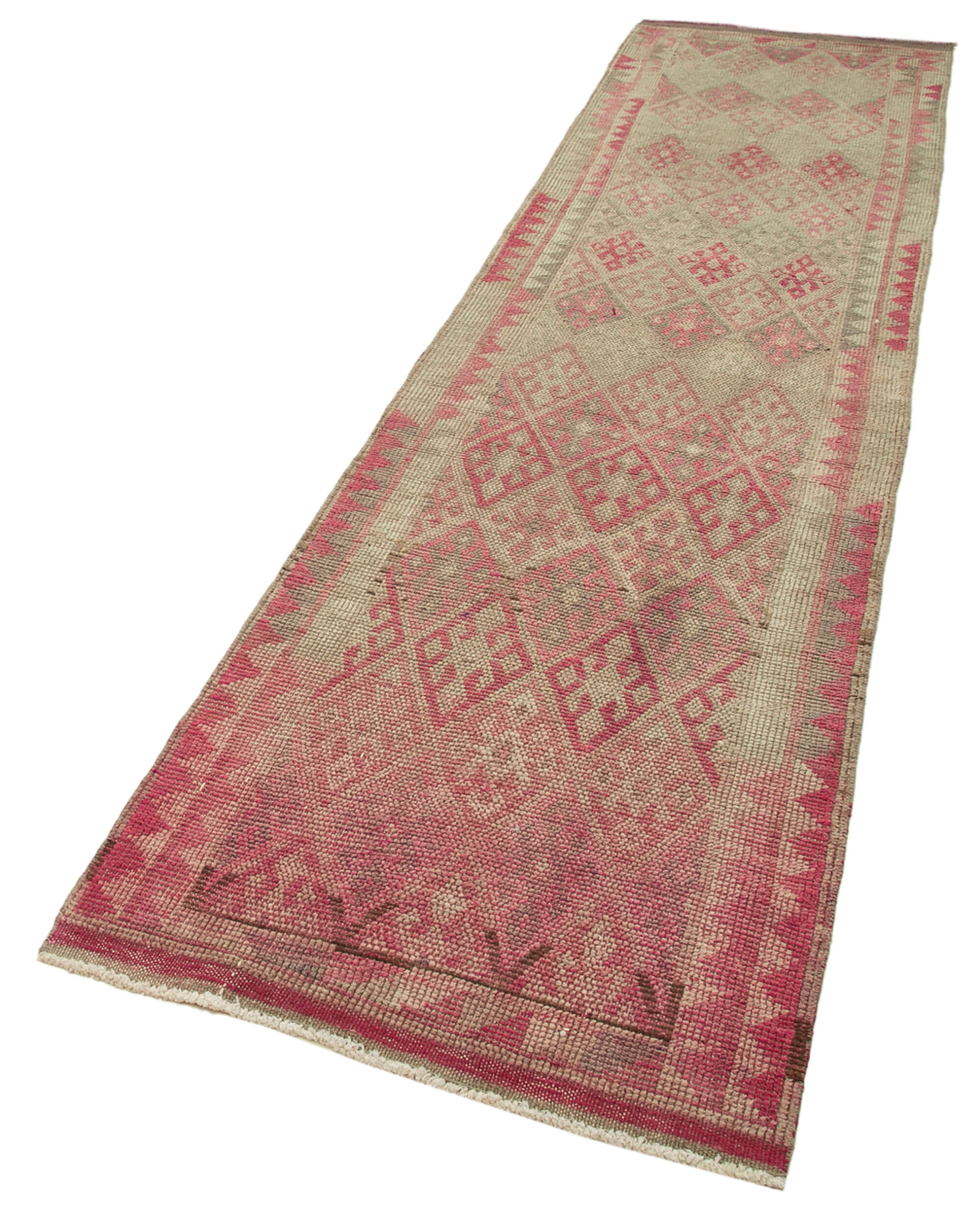 3x11 Beige Boho Runner Rugs - 32776